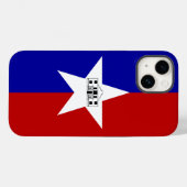 Patriottische Apple Hoesje-Mate 14, vlag San Anton Case-Mate iPhone Case (Achterkant (horizontaal))