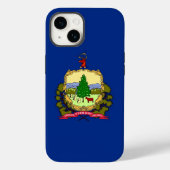 Patriottische Apple Hoesje-Mate 14, vlag Vermont Case-Mate iPhone Case (Achterkant)