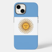 Patriottische Apple Hoesje-Mate, Argentijnse vlag  Case-Mate iPhone Case (Achterkant)