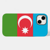 Patriottische Apple Hoesje-Mate, Azerbeidzjan vlag Case-Mate iPhone Case (Achterkant (horizontaal))