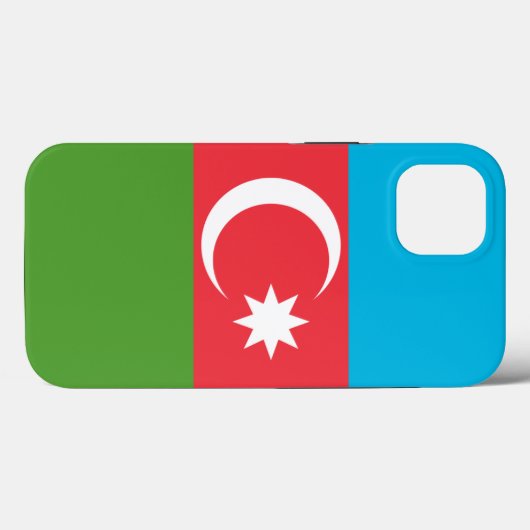 Patriottische Apple Hoesje-Mate, Azerbeidzjan vlag Case-Mate iPhone Case (Achterkant (horizontaal))