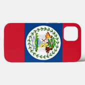 Patriottische Apple Hoesje-Mate, Belize vlag Case-Mate iPhone Case (Achterkant (horizontaal))