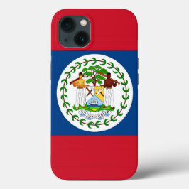 Patriottische Apple Hoesje-Mate, Belize vlag Case-Mate iPhone Case