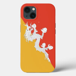 Patriottische Apple Hoesje-Mate, Bhutan Flag Case-Mate iPhone Case