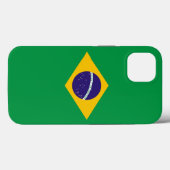Patriottische Apple-Hoesje-Mate, Braziliaanse vlag Case-Mate iPhone Case (Achterkant (horizontaal))