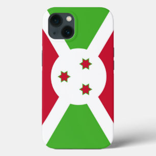 Patriottische Apple Hoesje-Mate, Burundese vlag Case-Mate iPhone Case