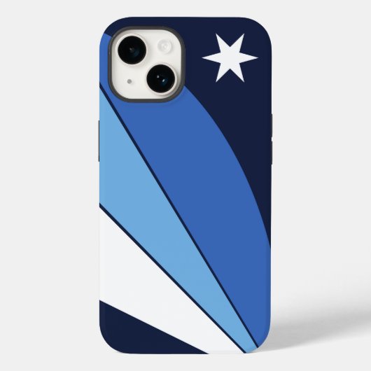 Patriottische Apple Hoesje-Mate, Columbia City vla Case-Mate iPhone Case (Achterkant)