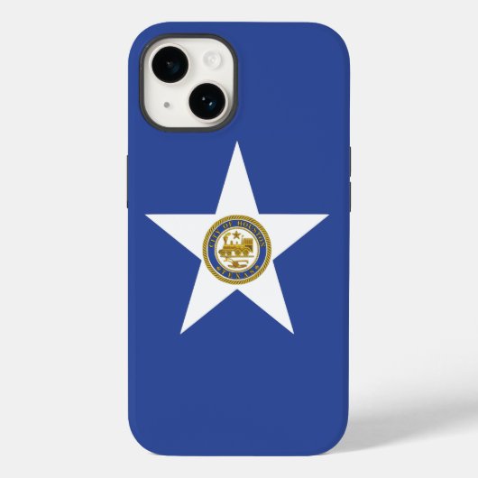 Patriottische Apple Hoesje-Mate, Houston Flag Case-Mate iPhone Case (Achterkant)