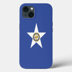 Patriottische Apple Hoesje-Mate, Houston Flag iPhone 13 Hoesje