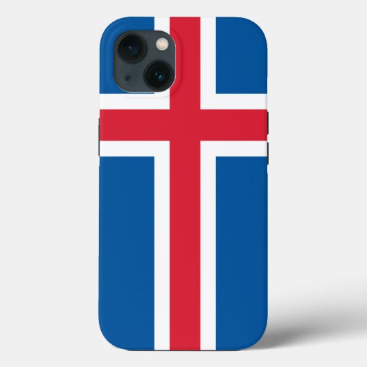 Patriottische Apple Hoesje-Mate, IJslandse vlag Case-Mate iPhone Case (Achterkant)