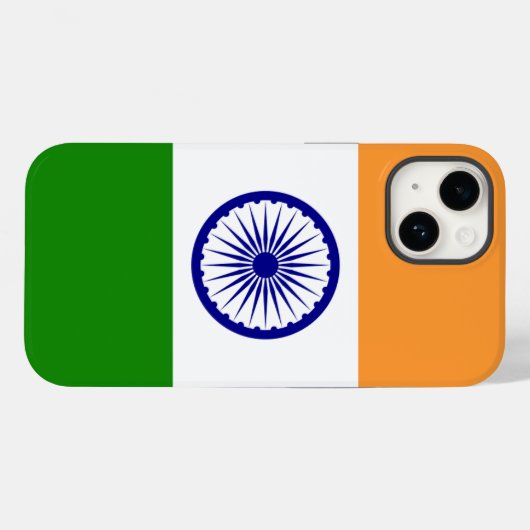 Patriottische Apple Hoesje-Mate, India vlag Hoesje (Achterkant (horizontaal))