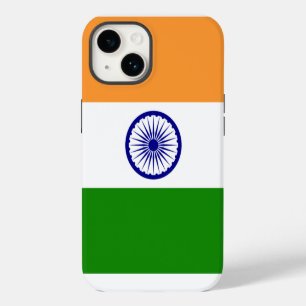 Patriottische Apple Hoesje-Mate, India vlag Hoesje iPhone 14 Hoesje