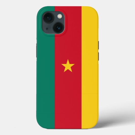 Patriottische Apple Hoesje-Mate, Kameroense vlag Case-Mate iPhone Case (Achterkant)