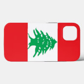 Patriottische Apple Hoesje-Mate, Libanese vlag Case-Mate iPhone Case (Achterkant (horizontaal))