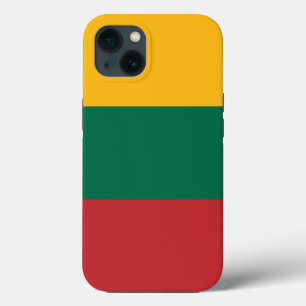 Patriottische Apple Hoesje-Mate, Litouwse vlag iPhone 13 Hoesje