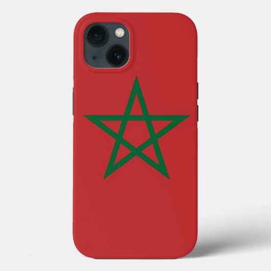 Patriottische Apple Hoesje-Mate, Marokko Vlag Case-Mate iPhone Case (Achterkant)