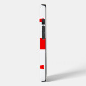 Patriottische Apple Hoesje-Mate met vlag van Georg Case-Mate iPhone Case (Achterkant / Links)