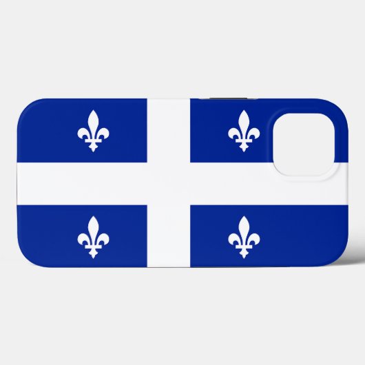 Patriottische Apple Hoesje-Mate, Quebec vlag Case-Mate iPhone Case (Achterkant (horizontaal))