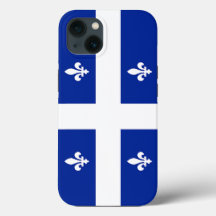 Patriottische Apple Hoesje-Mate, Quebec vlag