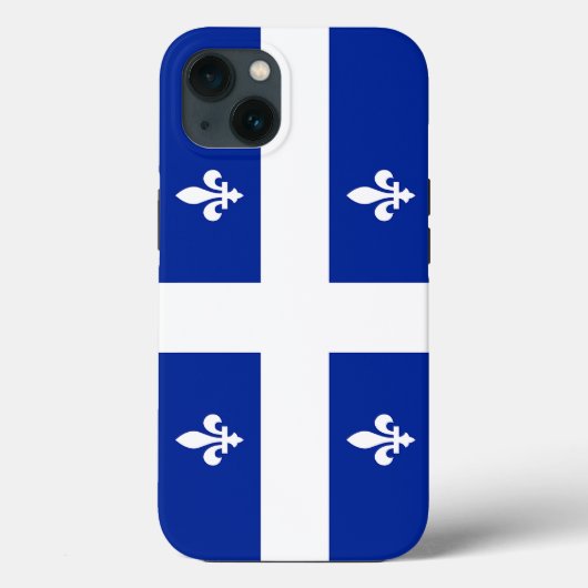 Patriottische Apple Hoesje-Mate, Quebec vlag Case-Mate iPhone Case (Achterkant)