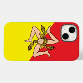 Patriottische Apple Hoesje-Mate, Siciliaanse vlag  Case-Mate iPhone Case (Achterkant (horizontaal))