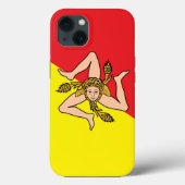 Patriottische Apple Hoesje-Mate, Sicilië Case-Mate iPhone Case (Achterkant)