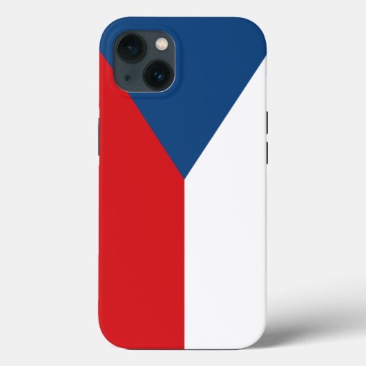Patriottische Apple Hoesje-Mate, Tsjechische vlag Case-Mate iPhone Case (Achterkant)