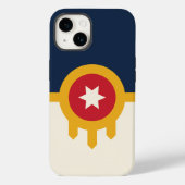 Patriottische Apple Hoesje-Mate, Tulsa Flag Case-Mate iPhone Case (Achterkant)