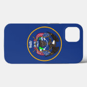 Patriottische Apple Hoesje-Mate, Utah vlag Case-Mate iPhone Case (Achterkant (horizontaal))