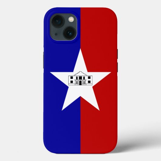 Patriottische Apple Hoesje-Mate, vlag San Antonio Case-Mate iPhone Case (Achterkant)