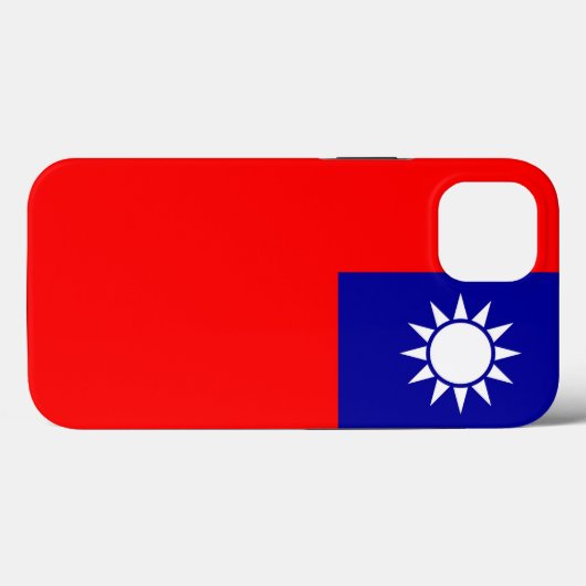 Patriottische Apple Hoesje-Mate, vlag Taiwan Case-Mate iPhone Case (Achterkant (horizontaal))