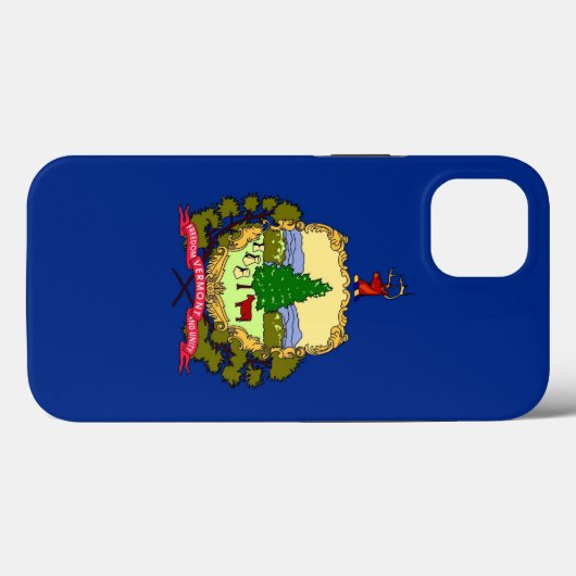 Patriottische Apple Hoesje-Mate, vlag Vermont Case-Mate iPhone Case (Achterkant (horizontaal))