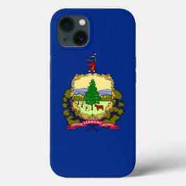 Patriottische Apple Hoesje-Mate, vlag Vermont Case-Mate iPhone Case