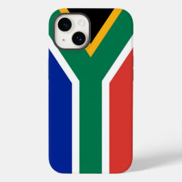 Patriottische Apple Hoesje-Mate, Zuid-Afrika vlag  Case-Mate iPhone 14 Hoesje