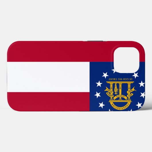 Patriottische Apple iPhone 13 Hoesje-Mate, Georgia Case-Mate iPhone Case (Achterkant (horizontaal))