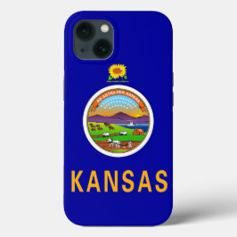 Patriottische Apple iPhone 13 Hoesje-Mate, Kansas  Case-Mate iPhone Case