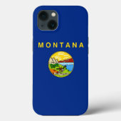 Patriottische Apple iPhone 13 Hoesje-Mate, Montana Case-Mate iPhone Case (Achterkant)