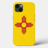 Patriottische Apple iPhone 13 Hoesje-Mate, New Mex Case-Mate iPhone Case (Achterkant)
