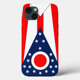 Patriottische Apple iPhone 13 Hoesje-Mate, Ohio Fl Case-Mate iPhone Case