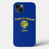 Patriottische Apple iPhone 13 Hoesje-Mate, Oregon Case-Mate iPhone Case (Achterkant)