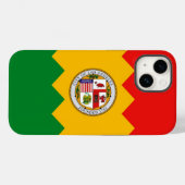 Patriottische Apple iPhone 14 Case-Mate, Los Angel Case-Mate iPhone Case (Achterkant (horizontaal))