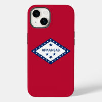 Patriottische Apple iPhone 14 Hoesje-Mate, Arkansa