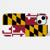 Patriottische Apple iPhone 14 Hoesje-Mate, Marylan Case-Mate iPhone Case (Achterkant (horizontaal))