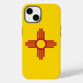 Patriottische Apple iPhone 14 Hoesje-Mate, New Mex Case-Mate iPhone Case (Achterkant)