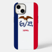 Patriottische Apple iPhone 14 Hoesje-Mate, vlag va Case-Mate iPhone Case (Achterkant)