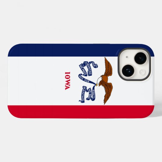 Patriottische Apple iPhone 14 Hoesje-Mate, vlag va Case-Mate iPhone Case (Achterkant (horizontaal))