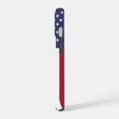 Patriottische Apple iPhone 15 Case-Mate met de vla Case (Linkerkant)