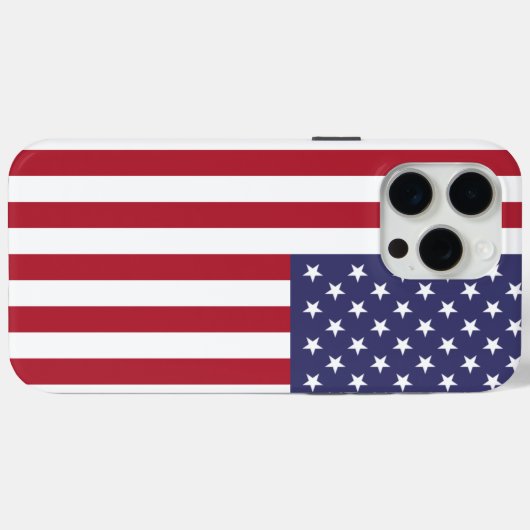 Patriottische Apple iPhone 15 Pro Max Hoesje, Vere Case-Mate iPhone Case (Achterkant (horizontaal))