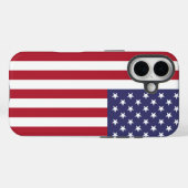 Patriottische Apple iPhone 16 Hoesje-Mate met Amer Case-Mate iPhone Case (Achterkant (horizontaal))