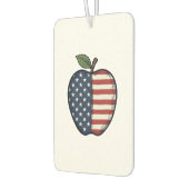 Patriottische Apple Vintage Gravure Vector Design_ Luchtverfrisser (Links)